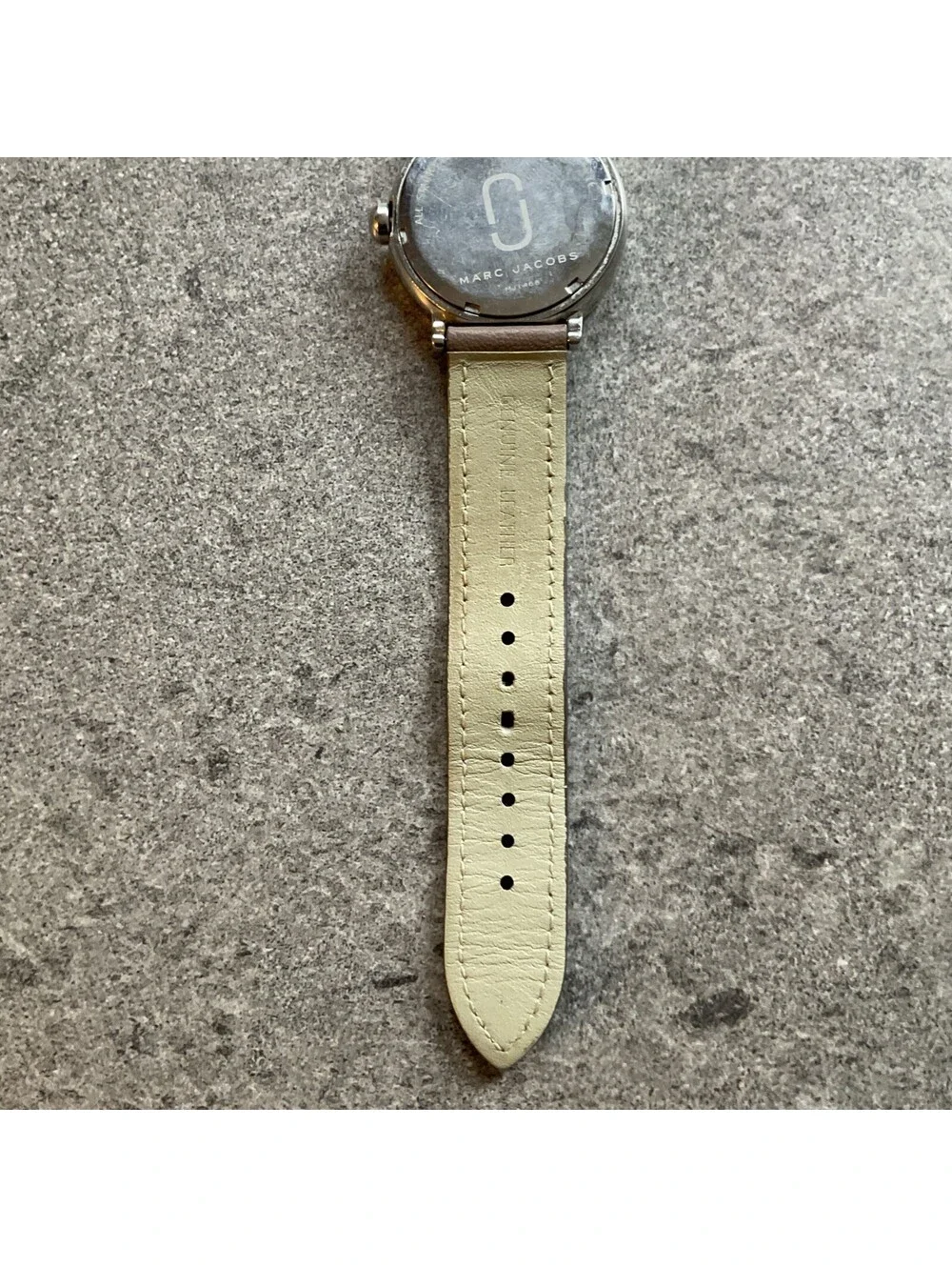 Marc Jacobs Womens Watch 36mm White Dial Leather MJ1468 Stainless Case A14